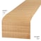 BambooMN Carbonized Bamboo Matchstick Natural Table Runner Home Dcor 1 Piece