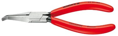 KNIPEX Tools  Long Nose Relay Adjusting Pliers Flat Tips 40 Degree Angled 3231135  Red