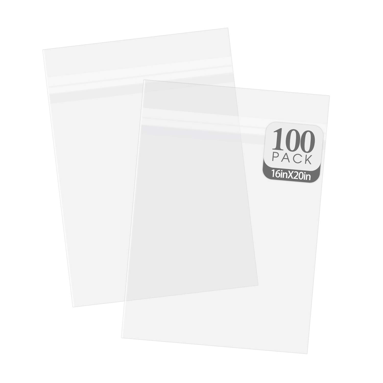 goldenstateart Goldenstateart 16x20 Crystal Clear Bags 16x20inches