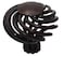 GlideRite Hardware 3072ORB10 1625 inch Diameter Oil Rubbed Bronze Round Birdcage Cabinet Knob 10 Pack