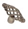 GlideRite Hardware 3041SN10 Birdcage Oval Cabinet Knob 10 Pack 2 Satin Nickel