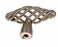 GlideRite Hardware 3041SN10 Birdcage Oval Cabinet Knob 10 Pack 2 Satin Nickel