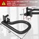 Balelinko Multi Grip Set of 2 Barbell Rack Holders Dip Grip Handles Dip Bar Attachments for 2 x 2 Tube Power Cage Bonus a Pair of 2 Spring Clip Collars Rings