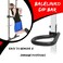 Balelinko Multi Grip Set of 2 Barbell Rack Holders Dip Grip Handles Dip Bar Attachments for 2 x 2 Tube Power Cage Bonus a Pair of 2 Spring Clip Collars Rings