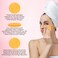 TiwinTi 60 Count Compressed Facial Sponges  Natural Wood Pulp Round Esthetician Face Sponges for Cleansing Daily Face Washing Exfoliating Makeup and Mask Removal Yellow