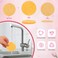 TiwinTi 60 Count Compressed Facial Sponges  Natural Wood Pulp Round Esthetician Face Sponges for Cleansing Daily Face Washing Exfoliating Makeup and Mask Removal Yellow