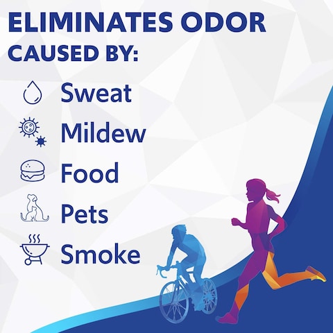 Febreze Laundry Detergent Additive Original Strength In Wash Odor Eliminator Designed to Remove Odors in a Single Wash Caused by Sweat Food Smoke Fresh Scent 50 fl oz 2 Pack