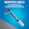 Jonard PT300 Voltage Protected Coax Cable Wire Tracer Pocket Continuity Tester  Toner with Audible Beep and LED
