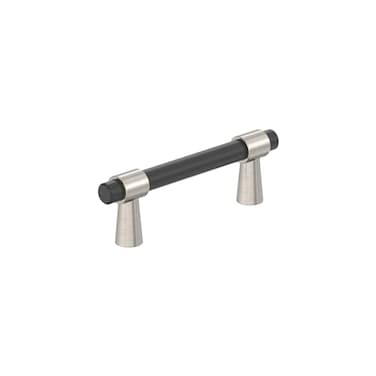 Amerock BP37385FBG10  Matte BlackSatin Nickel Cabinet Pull  3 in 76 mm CentertoCenter Cabinet Handle  Mergence  Drawer Pull  Kitchen Cabinet Handle  Furniture Hardware