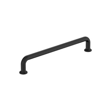 Amerock BP37381FB  Matte Black Cabinet Pull  6516 in 160 mm CentertoCenter Cabinet Handle  Factor  Drawer Pull  Kitchen Cabinet Handle  Furniture Hardware