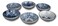 Porcelain Chinese Japanese Bowl Sets with Free 6 Porcelain Spoons Set of 6