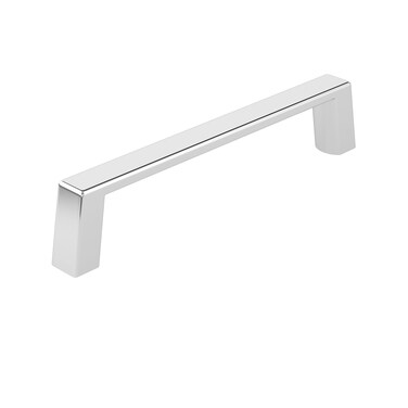 Richelieu Hardware BP1076140 Eglinton Collection 4inch 102 mm CentertoCenter Chrome Modern Rectangular Cabinet and Drawer Pull Handle for Kitchen Bathroom and Furniture