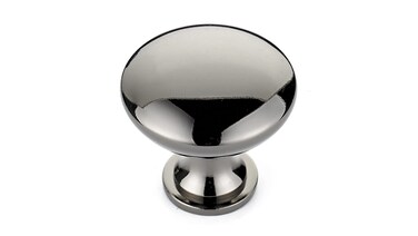 Richelieu Hardware BP904191 Copperfield Collection 1 316inch 30 mm Black Nickel Functional Cabinet and Drawer Mushroom Knob for Kitchen Bathroom and Furniture
