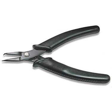 The Beadsmith HiTech Split Ring Plier 55 inches 140mm with high Carbon Steel Head Black Comfort Grip Handle with Spring