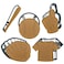 Moose Goods Baseball Cookie Cutter Set of 5  Sports Cookie Cutters Shapes  Stamp Baseball Jersey Cookie Cutter for DIY Baking Supplies  Baseball Shirt Cookie Cutter  Sneaker Cookie Cutter