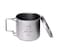 Smore Titanium Mug Camping Cup with Foldable Handle and Lid Lightweight Titanium Pot for Camping Coffee Mug Hiking Backpacking Cup 118oz350ml