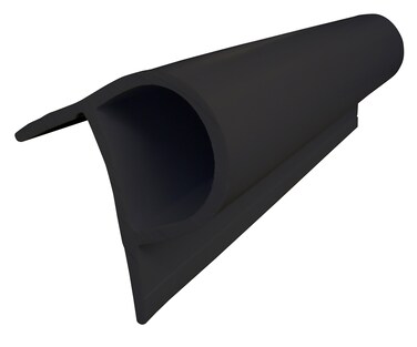 Dock Edge  Small P PVC Profile Dock Guard Black 16