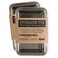 Rectangular Metal Storage Tin Box with Windowed Hinged Lid  Plain Silver Blank Storage Case Survival Kit Tins 55 x 35 2X