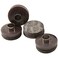 NailOn Heavy Duty Felt Pads for Wood Furniture and Hard Floor Surfaces  Protect your Hard Floor Surfaces from Scratches 112 Round Furniture Protectors Walnut Brown 4 Pieces