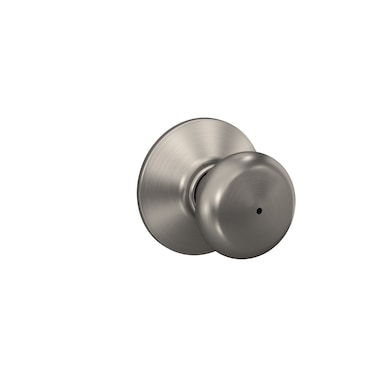 Schlage F40 V PLY 619 Plymouth Door Knob Bed  Bath Privacy Lock Satin Nickel