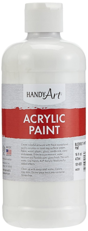 Handy Art Student Acrylic Paint 16 ounce Blockout White