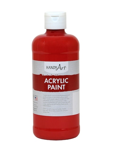 Handy Art Student Acrylic Paint 16 ounce Vermilion