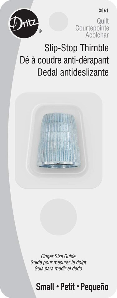 Dritz 3061 SlipStop Thimble SmallSilver