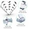 Heart Cookie Cutter Set LargeSmallMini  5 Inch 4 Inch 3 Inch 2 Inch  4 Piece Valentines Heart Shaped Cookie Cutters Shapes Biscuit Molds for Baking  Stainless Steel