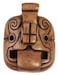 NOVICA Decorative Archaeological Maya Brown 178750 Jaguar Mystery Cedar Wood Mask