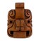 NOVICA Decorative Archaeological Maya Brown 178750 Jaguar Mystery Cedar Wood Mask