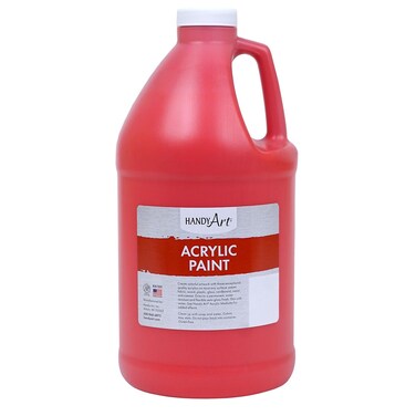 Handy Art Acrylic Paint Half Gallon Brite Red