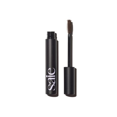 Saie Mascara 101  Buildable  Lash Lengthening Mascara for Volumized Lashes  Strengthening Clean Mascara  Formulated with Nourishing Ingredients  Brown 031 oz