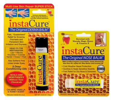 InstaCures Original Nose Balm with Manuka Honey Fast Relief for Cracked Dry  Sore Noses  InstaCure Original Derma Balm JumboSized Skin Revival Tube Soothes  Heals Dry Irritated Skin