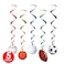 Beistle Sports Whirls Party Accessory 5 Count