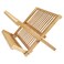 Totally Bamboo Compact Collapsible Dish Drying Rack
