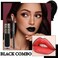 Black Matte Lipstick2 Pcs Black Matte Lip Liner and Liquid Lipstick SetWaterproof Long Lasting Lip Gloss StainMatte Liquid Lipstick for WomenNonStick Cup NonFading Liquid Lip Liner Lipgloss Set
