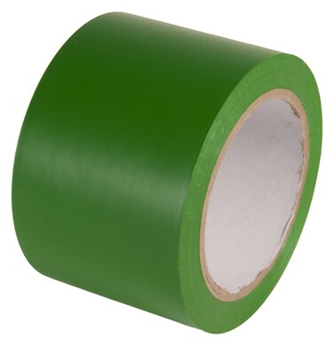 INCOM Manufacturing PVC Vinyl Safety AislePipe Marking Conformable Durable Color Coding Abrasion Resistant Tape 3 inch x 108 ft Safety Green  Ideal for Walls Floors Equipment