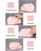 Yephets Pro Training Mannequin Flat Head Practice Make Up Eye Lashes Eyelash ExtensionsPractice Training Head Manikin Cosmetology Mannequin Doll Face Head