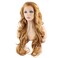 Mxangel Long Wavy Celebrity Natural Hair Line Synthetic Lace Front Blond Wig