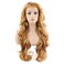 Mxangel Long Wavy Celebrity Natural Hair Line Synthetic Lace Front Blond Wig