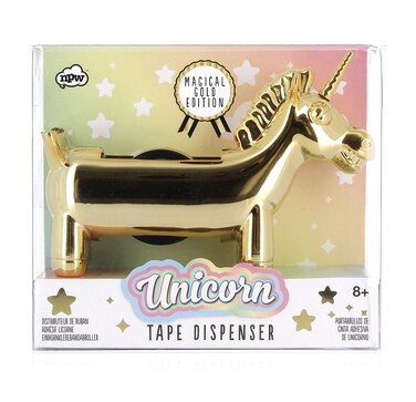 NPW Gold Edition Unicorn Tape Dispenser Rainbow Tape