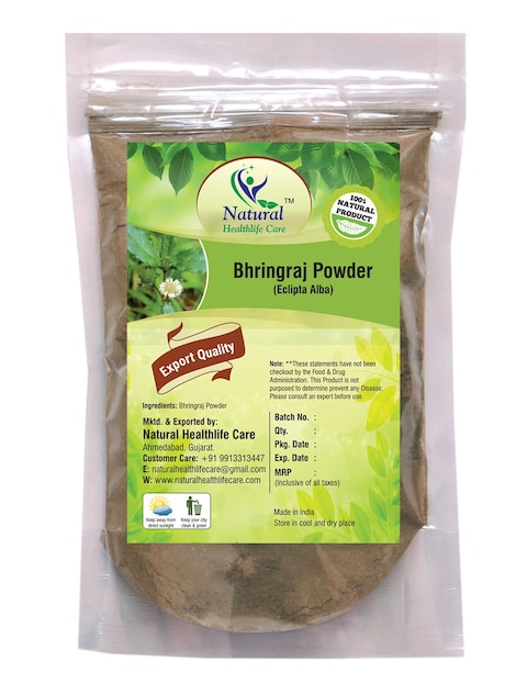 100 Natural Bhringraj Powder Eclipta Alba  Promotes Healthy Hair Growth 100 gm 022 lb 35 ounces