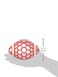 Bright Starts Oball Grab  Rattle Football Baby RedWhite