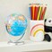 Rotating World Globe with Stand for Kids Learning Spinning Earth Globe for Classroom Geography Education 4inch