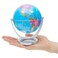 Rotating World Globe with Stand for Kids Learning Spinning Earth Globe for Classroom Geography Education 4inch