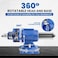 Forward DT08125A 5Inch Heavy Duty Bench Vise 360Degree Swivel Base and Head with Anvil 5 Ductile Iron
