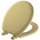 MAYFAIR 41EC 031 Cameron Toilet Seat will Never Loosen and Easily Remove ROUND Durable Enameled Wood Harvest Gold