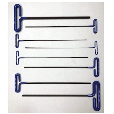 EKLIND 55208 Cushion Grip Hex TKey allen wrench  8pc set Metric MM sizes 210 12In shaft