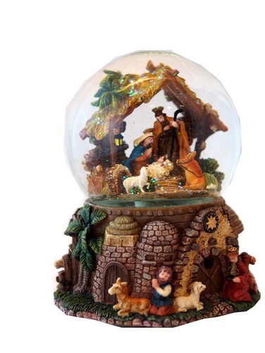 MusicBox Kingdom Glitter Globe with Melody