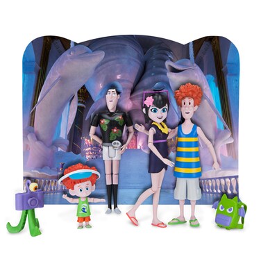 Hotel Transylvania Figures with Backdrop Boo Voyage